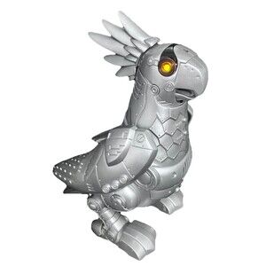 Polly the Tekno Parrot Interactive Talking Robot Bird Toy 2001 Works Great Vtg